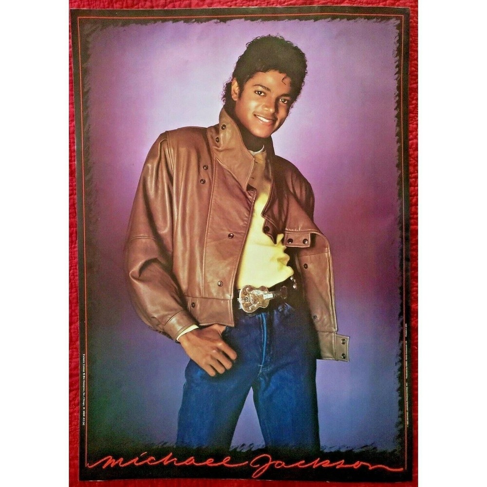 Vintage 1983 Michael Jackson Guitar Belt Beckel 28" x20"